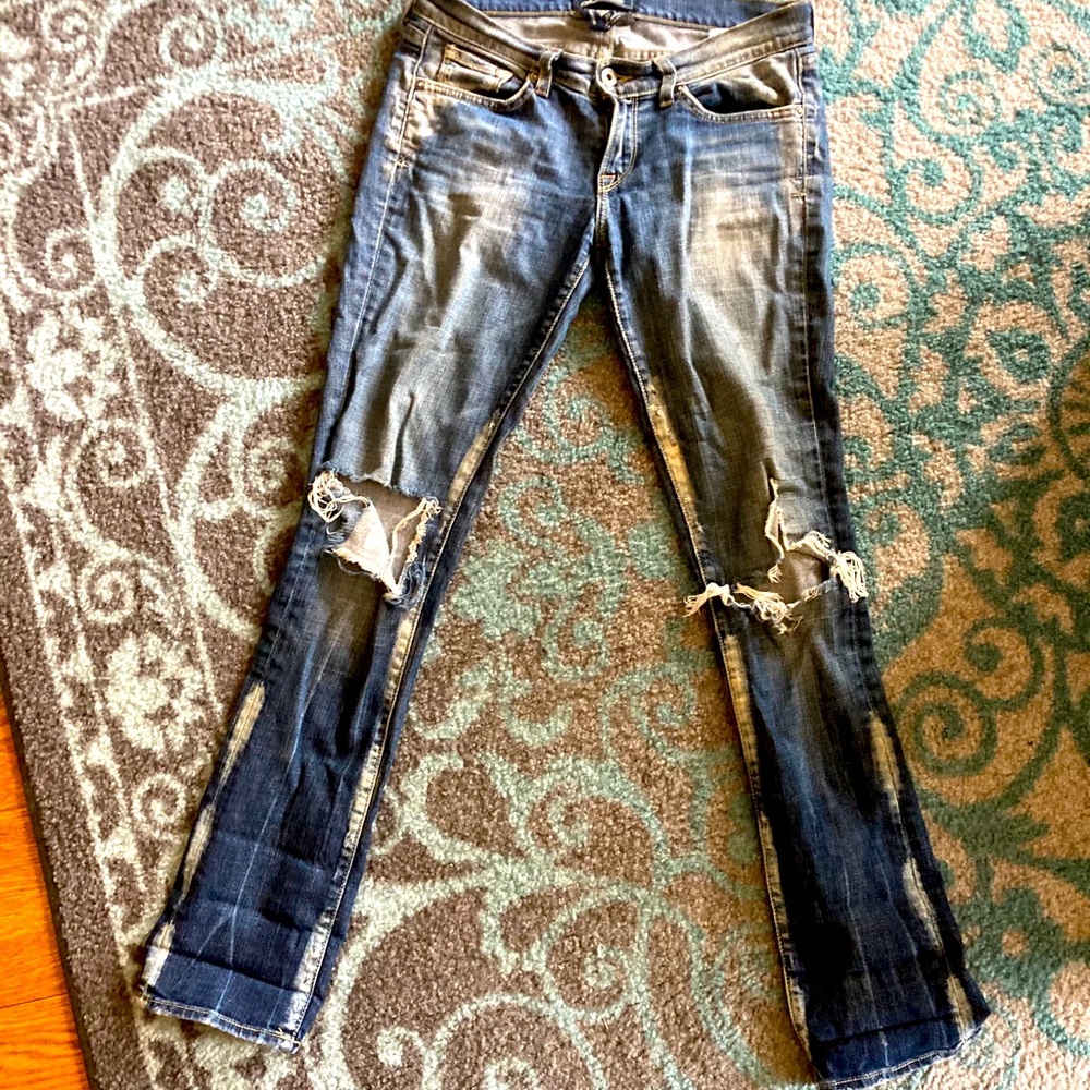 Vintage Lucky 🍀 Brand Distressed To ☠️ Jeans
